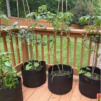 Obrázek z Textilní květináč - průměr 30 cm