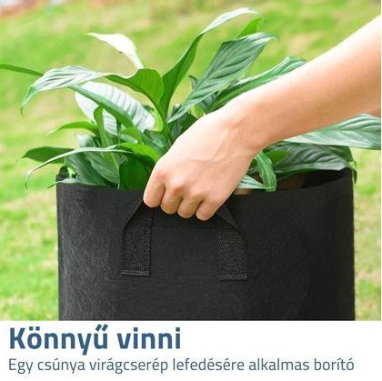 Obrázek z Textilní květináč - průměr 25 cm