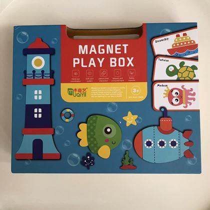 Obrázek z Magnetický hrací box - dopravní prostředky - 