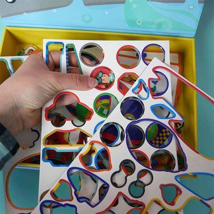 Obrázek z Magnetický hrací box - dopravní prostředky - 