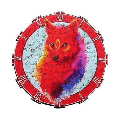 Obrázek z Dřevěné zvířecí puzzle - vlk
