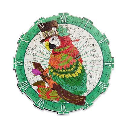 Obrázek z Dřevěné zvířecí puzzle - papoušek
