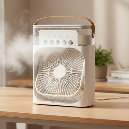 Obrázek z Stolní ventilátor s mlhou