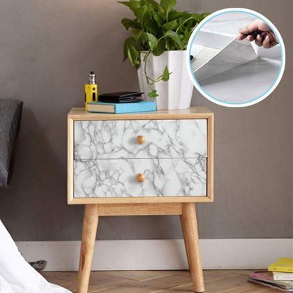 Obrázek z Tapeta mramor 100 cm - bílý mramor 