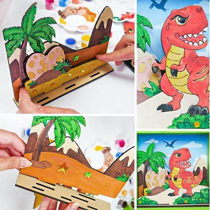 Obrázek z Sada na výrobu 3D obrázku - dinosauři