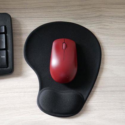 Obrázek z Ergonomická podložka pod myš - černá