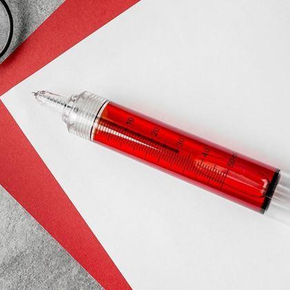 Obrázek z Stříkačková propiska - červenomodrá