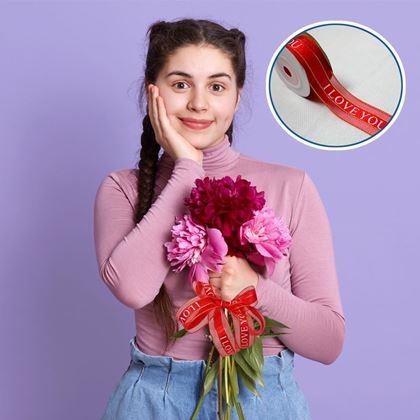 Obrázek z Dekorativní stuha - I love you