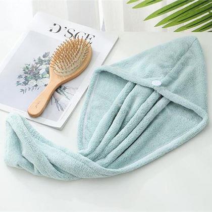 Obrázek z Rychleschnoucí turban na hlavu - modrý