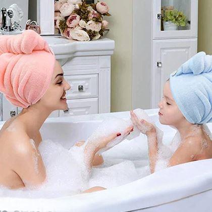 Obrázek z Rychleschnoucí turban na hlavu - modrý