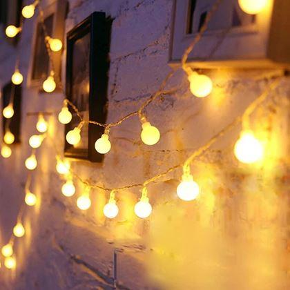 Obrázek z LED světelný řetěz malé žárovky - teplé světlo
