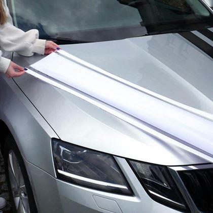 Obrázek z Samolepka na auto - pruhy - bílé