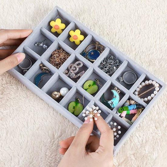 Obrázek z Organizér na šperky do šuplíku - mini přihrádky