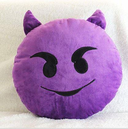 Obrázek z Emoji polštář - ďáblík