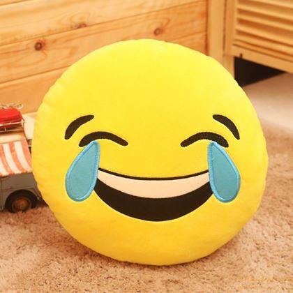 Obrázek z Emoji polštář - slzy radosti