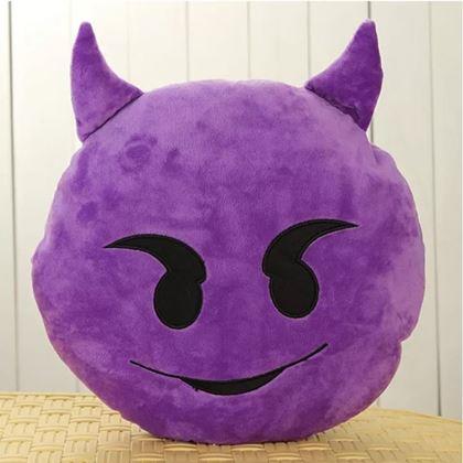 Obrázek z Emoji polštář - ďáblík