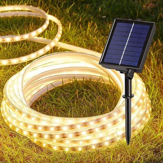 Obrázek z Solární LED páska 3 m - teplá bílá