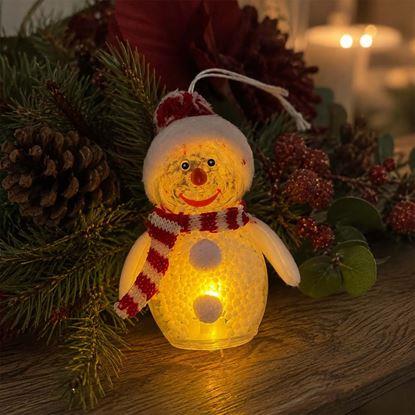 Obrázek Vánoční LED svítící sněhulák