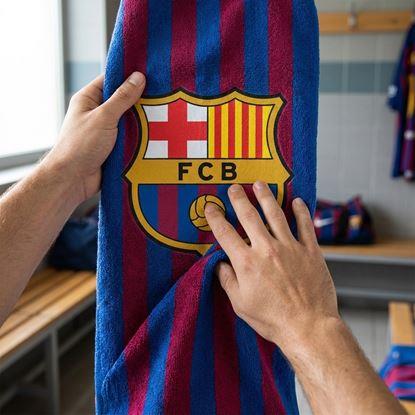 Obrázek Fotbalová osuška - FC Barcelona 