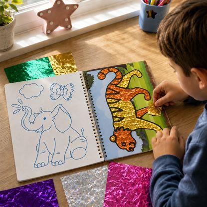 Obrázek Kreativní sešit třpytivé omalovánky 