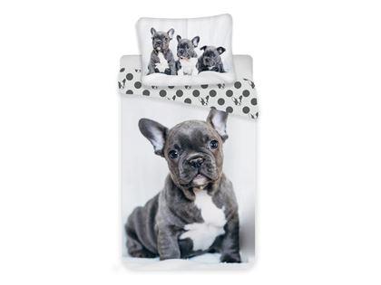 Obrázek z Povlečení fototisk Bulldog 140x200, 70x90 cm